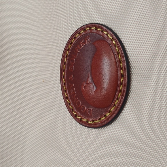 Dooney & Bourke Nylon Leather Drawstring Bucket Bag - Picture 4 of 12